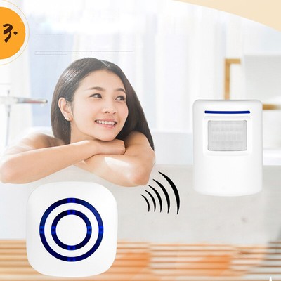 Wireless Motion Sensor Detector Gate Entry Door Bell Welcome Chime Alert Alarm