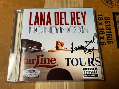 Lana Del Rey Signed Autographed CD Honeymoon PSA/DNA