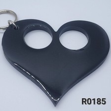 Black Heart Keychain