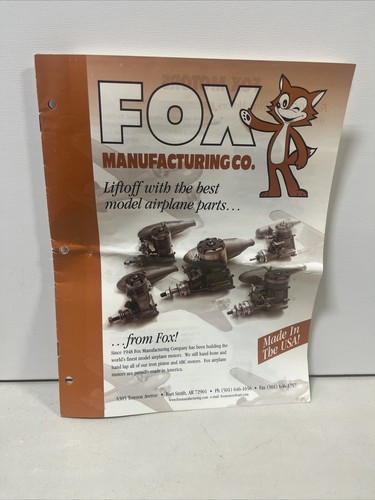 FOX Twin 120 RC 20cc Opposed Twin Vintage Engine *MINT* - Picture 14 of 15