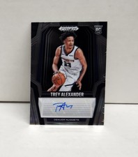 TREY ALEXANDER 2024-25 Prizm Black ~ Nuggets ROOKIE AUTO