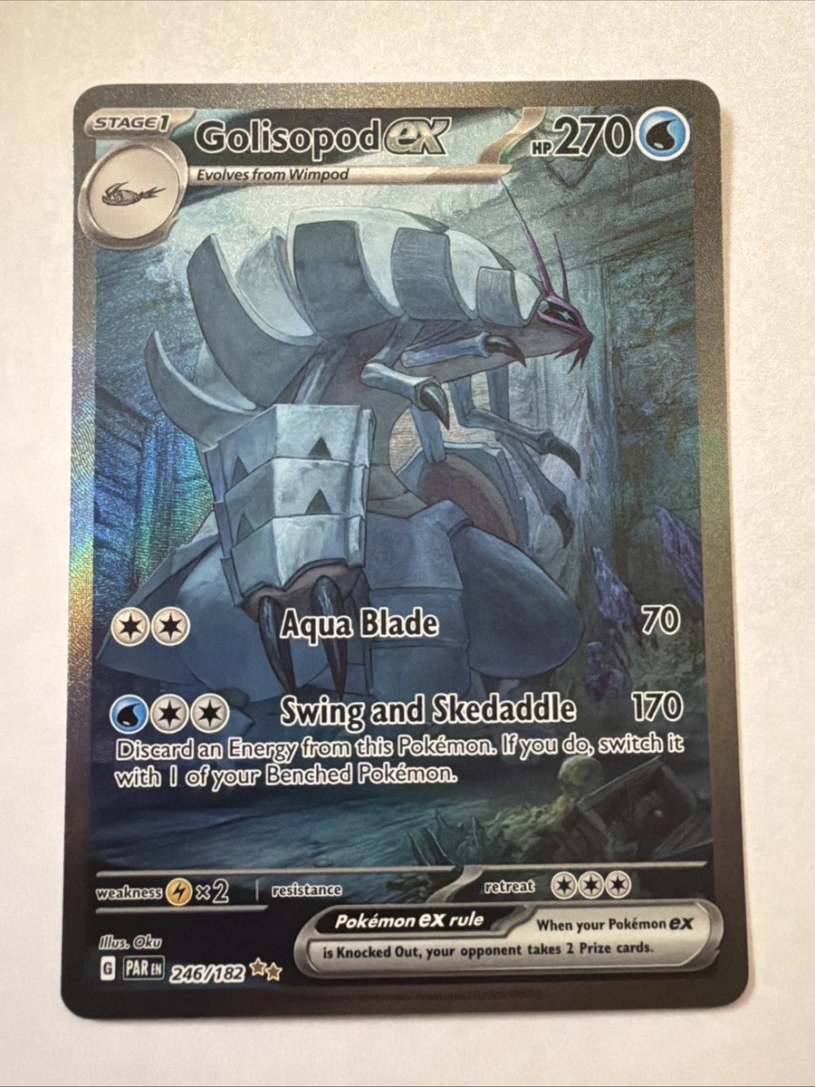 golisopod ex pokemon card value Amazon.com: Pokemon - Golisopod ex 221/182 - Paradox Rift - Full Art - Ultra Rare