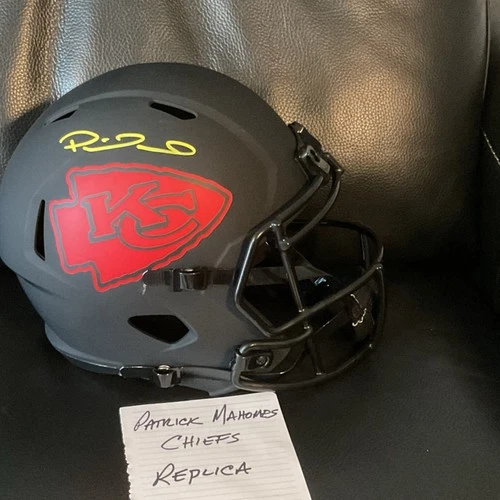 Patrick Mahomes Kansas City Chiefs Autographed Original Football Helmet BAS