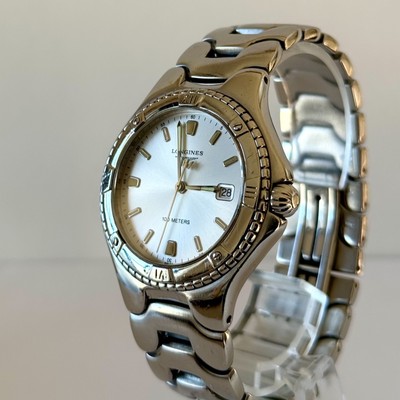 LONGINES Mens Quartz Watch conquest L3.612.4 Battery Replaced