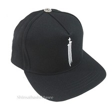 New CHROMEHEARTS Chrome Hearts RS Baseball Cap Hat Black