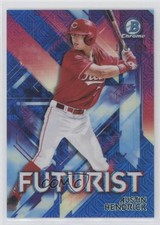 2021 Bowman Futurist Mega Box Blue Mojo Refractor 139/150 Austin Hendrick 00ah