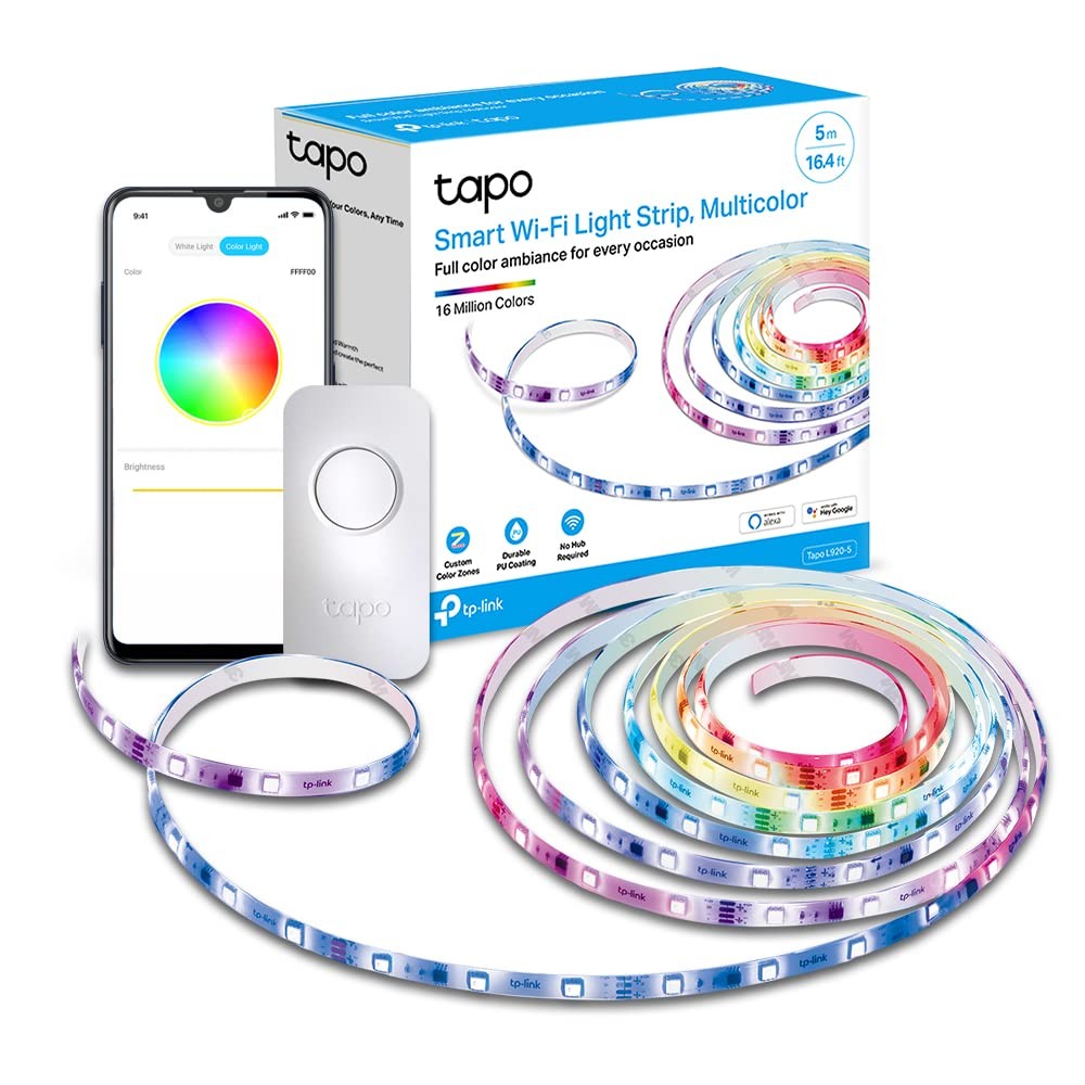 Tapo L920-5 Striscia LED Smart 5m, Impermeabile IP44, Multicolore Segmentato, LE