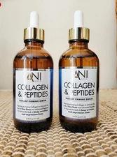 2 Ani Gold Collagen & Peptides Instant Firming Serum 3.75 fl.oz Lines & Wrinkles