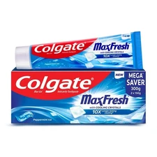 Colgate MaxFresh Breath Freshner Oral Care Toothpaste, 300g Saver Pack(150g x 2)
