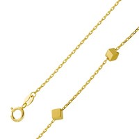 Cube Armband Gelbgold 333 8 Karat WüRfel Design