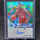 Panini 2021-22 Mosaic Rookie Scripts Autograph Charles Bassey 76ers RS-CBS