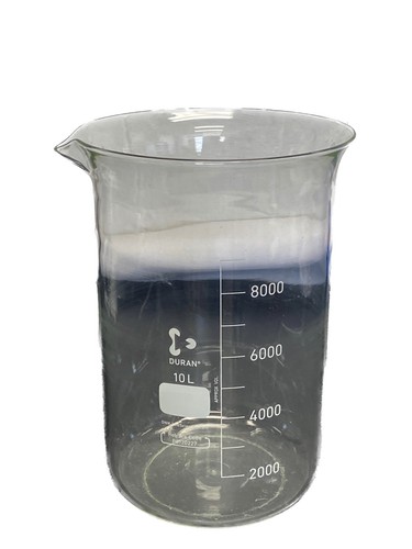 Used DURAN Glass 10000mL 10L Graduated Low Form Laboratory Beaker 211068602