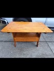Pine Tilt Top Tavern Table Settee 19th Century (E) — photo 2