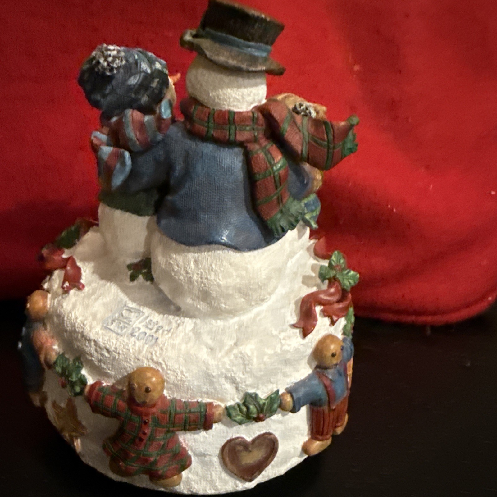 Lang and Wise/Susan Winget RARE 1st Edition Musical Figurine Winter Wonderland