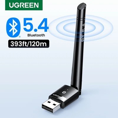 Ugreen USB Bluetooth 5.4 Wireless Dongle Adapter Empfänger für PC - Schwarz