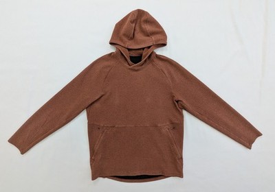 Lululemon At Ease Hoodie Heathered Ancient Copper/Black Brown M3BF7S Men's S