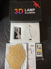 3D Lamp Illusion Cat Kitty Night Light