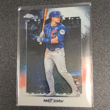 Topps Chrome Update Night Terrors Matt Shaw Chicago Cubs Rookie Baseball #NT-20