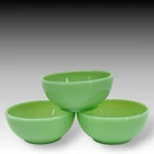 Fire King Jadeite Green Bowls Set of 3 Oven Ware 5 Inch Chili Soup Vintage