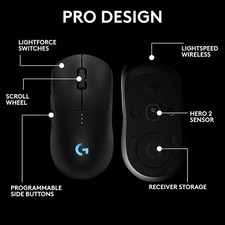 Logitech G Pro Wireless LIGHTSPEED Gaming Mouse 25K Sensor Professional Esports — image 9