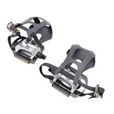 HOT-Fahrradpedale mit Clips/und Riemen. 9/16 ...