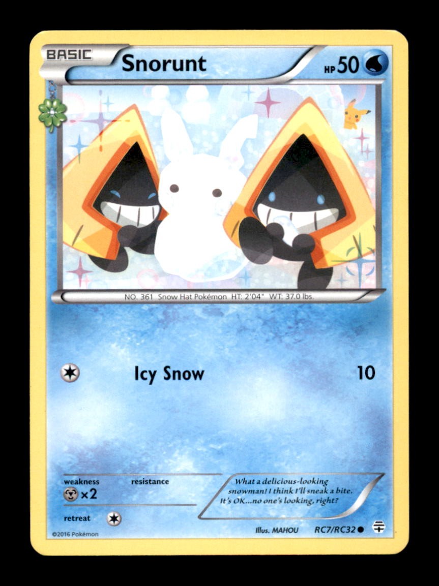 SNORUNT RC7/RC32 C GENERATIONS POKEMON NM/M