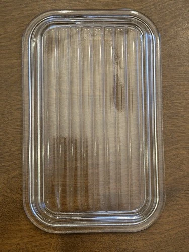 Vintage Pyrex 502-C Glass Ribbed Refrigerator Dish Lid Only