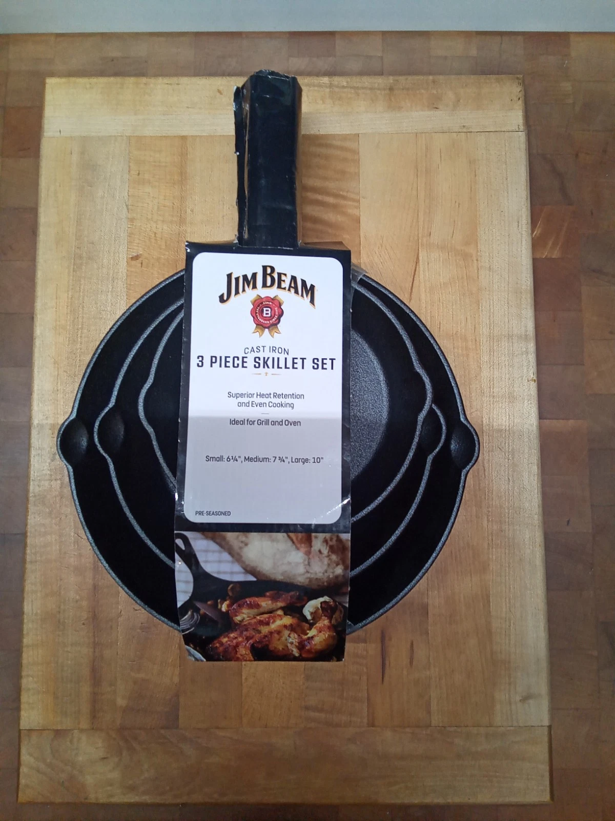 Jim Beam Cast Iron Skillet Set
Opens in a new window or tab