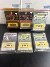 Lot Of 6 Johnny Stewart Western Rivers Game Call Cassettes Crow Jackrabbit Coyot