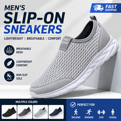 Men's Casual Slip on Shoes Athletic Running Outdoor GYM Sneakers Tennis Walking