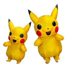 Inflatable Costume Pikachu Kid/Adult Size Full Body Blow Up Cosplay Party Outfit