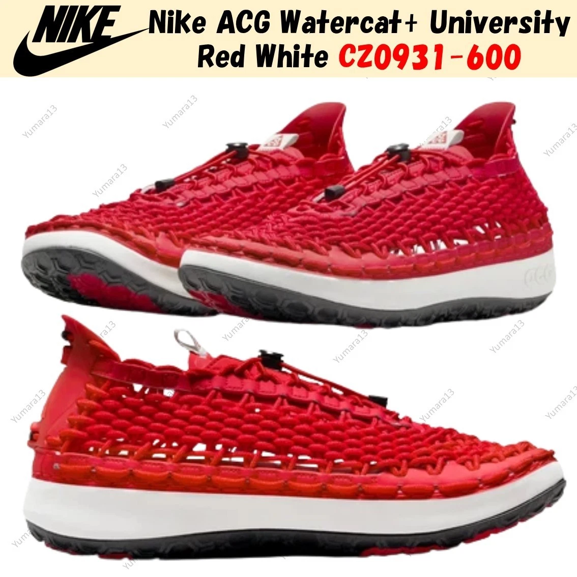 Nike ACG Watercat+ University Red CZ0931-600 Men\'s Size 10  No Box Buy Nike ACG Watercat+  main image 2