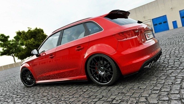 Maxton Design Heckspoiler Lippe Passend FüR Audi S3 / A3 S-Line 8V / 8V Fl Hatch-image