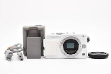 Olympus PEN Lite E-PL6 16MP Mirrorless Digital Camera Body White Tested Japan