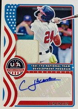 2025 Panini Stars and Stripes - 16u/17u National Team Signatures CJ Weinstein...