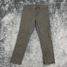 Vuori Pants Adult 33x30 Gray Meta Performance Stretch Chino Preppy Casual Mens *