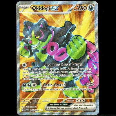 Okidogi EX 082/064 Full Art Ultra Rare Holo S&V Shrouded Fable Pokemon Card