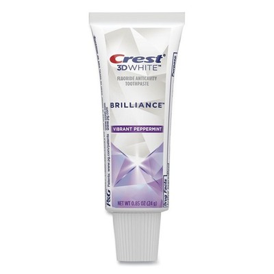 Crest 06623 0.85 oz. 3D WT Brilliance Advanced Whitening Toothpaste (72/CT) New