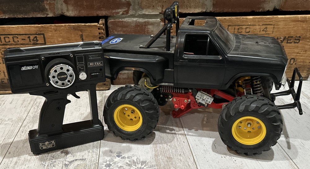1986 Tamiya Blackfoot Vintage RC Truck with Original Remote Controller