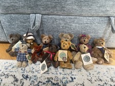 Boyds Bears Lot of 11 Collectible Teddy Bears All with Tags Except 1