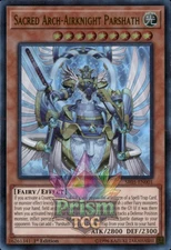 1st ed Sacred Arch-Airknight Parshath ultra rare SR05-EN001 Yugioh