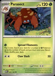 Parasect 047/165 Scarlet & Violet 151 Uncommon