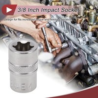 Schlagschrauber-SteckschlüSseleinsatz Mit 3/8-Zoll-Antrieb,14Mm,6-Kant,Hartstahl