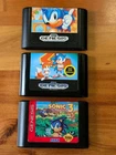 Sonic the Hedgehog (Sega Genesis) 🔥 Trilogy Sonic 1 2 & 3  TESTED 👌