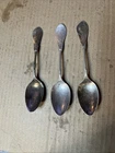“3” Gorham New Tipt Sterling Silver Spoons   (Old Marks)