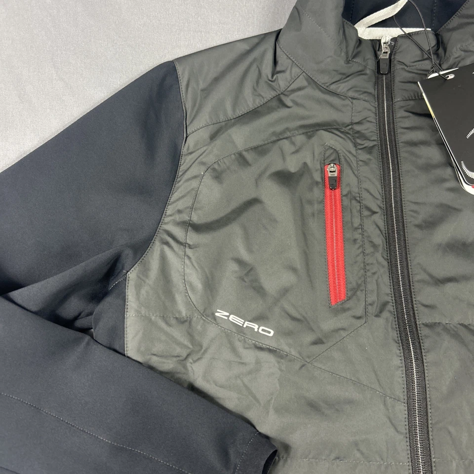 Zero Restriction Golf Jacket Sleeve Logo Quilted Small Black Polyester MSRP $239 - Image 2 of 4