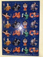 Justice League Sticker Sheet Scrapbook Craft Stickers