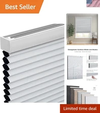 Cordless Cellular Shades Blackout Honeycomb Blinds for Windows Room Darkening...