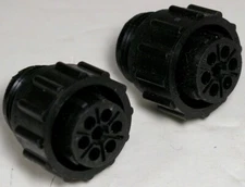 AMP 211399-1 Circular Connector Plug 7 pos Shell Size 13 Series I Lot/2