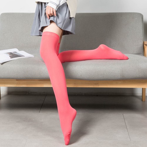 Damen Lange Socken Überknie Kniestrümpfe Strümpfe Strumpfhose Strumpfband ≌ - Bild 9 von 28